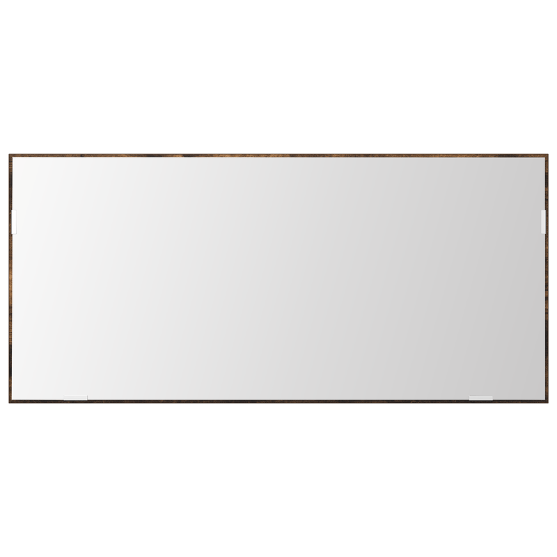 Casa si Gradina - Mobilier - Mobilier baie - Corpuri baie - Dulap de baie cu oglinda si LED, stejar fumuriu, 80x37 cm - Infinity.ro
