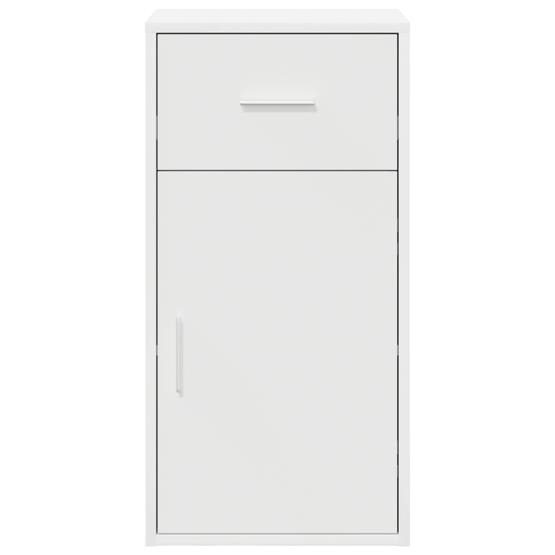 Casa si Gradina - Mobilier - Comode si corpuri - Comode - Cabinet alb de depozitare Alb MDF Compact Solutii depozitare - Infinity.ro