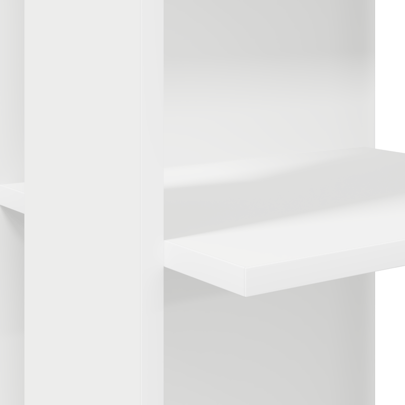 Casa si Gradina - Mobilier - Mese si birouri - Birouri - Birou Alb de Colt Alb Lemn aglomerat Mare Stocare Birou de colt - Infinity.ro