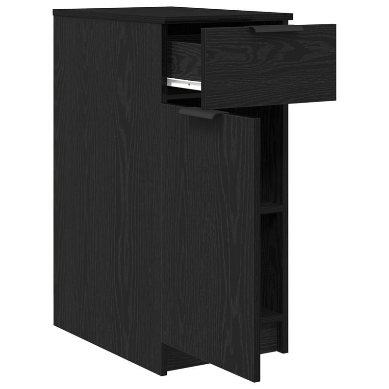 Casa si Gradina - Mobilier - Dulapuri si sifoniere - Dulapuri - Birou dulap  in stejar negru - 33x50x75 cm - Fabricat din lemn ingineresc - Infinity.ro