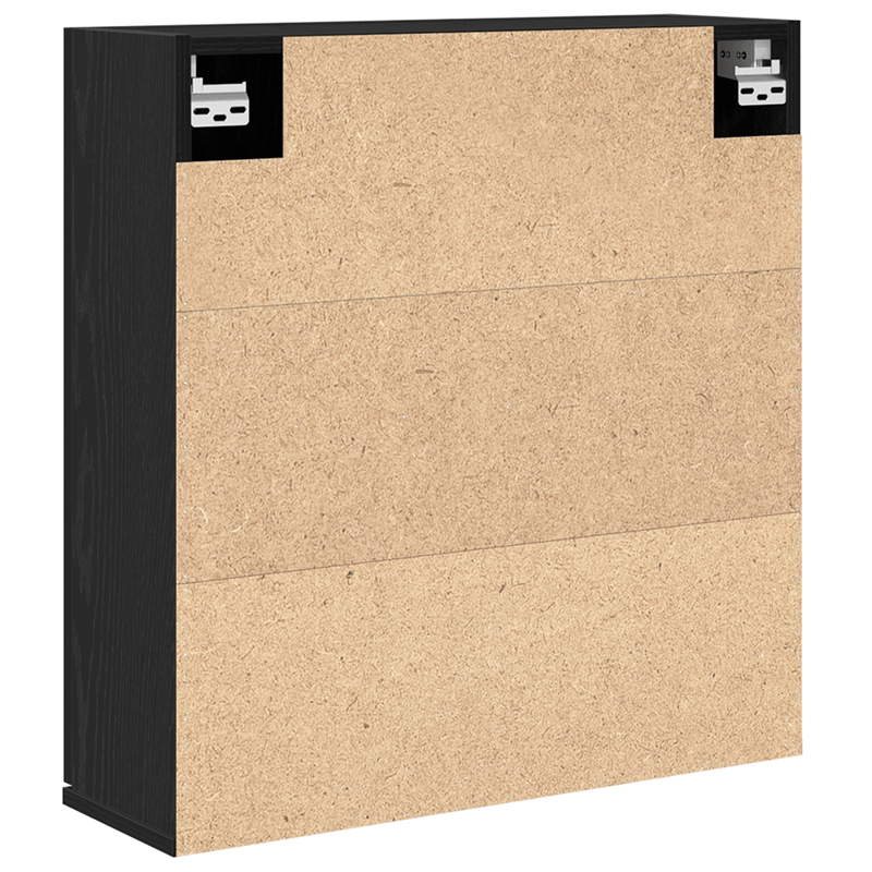 Casa si Gradina - Mobilier - Mobilier baie - Corpuri baie - Cabinet cu oglinda pentru baie - Stejar negru, 64x20x66.5 cm, Fabricat din lemn prelucrat - Infinity.ro