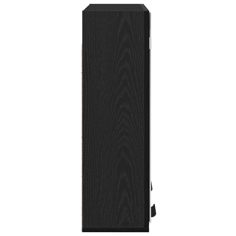 Casa si Gradina - Mobilier - Mobilier baie - Corpuri baie - Cabinet cu oglinda pentru baie - Stejar negru, 64x20x66.5 cm, Fabricat din lemn prelucrat - Infinity.ro