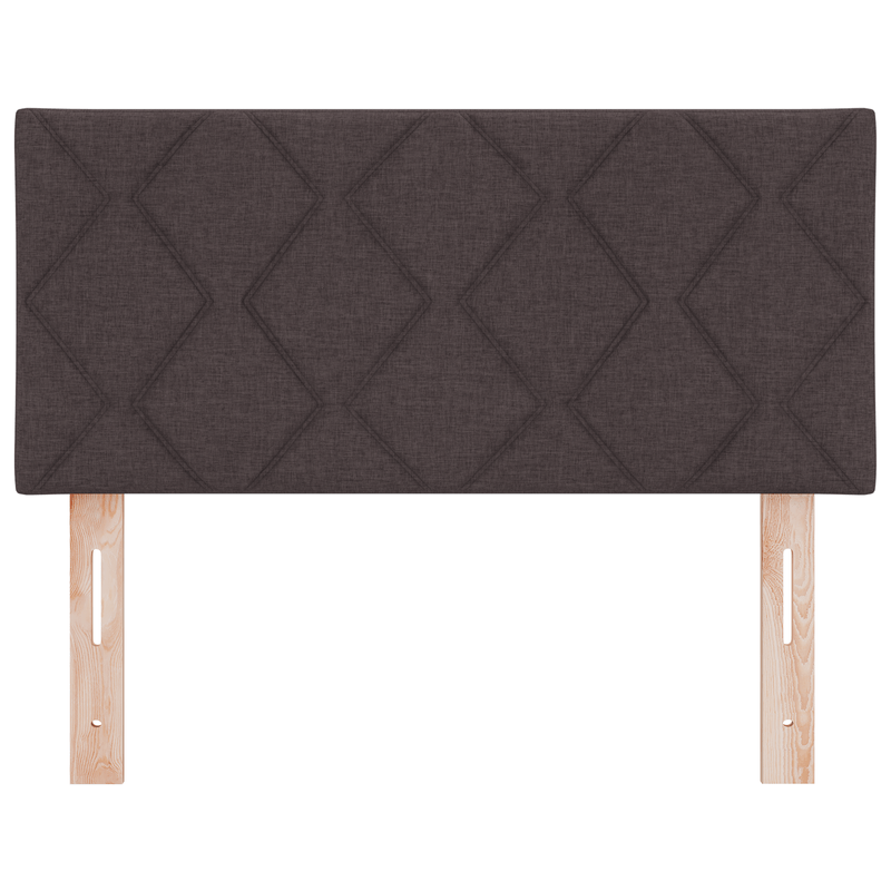 Casa si Gradina - Mobilier - Paturi si accesorii - Accesorii paturi - Tablie de pat model romboidal maro inchis 100 cm textil - Infinity.ro
