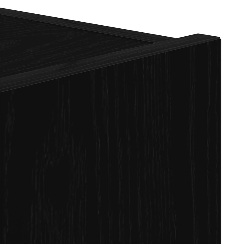 Casa si Gradina - Mobilier - Comode si corpuri - Comode - Dulap de perete cu LED-uri, stejar negru, 100x35x31 cm - Infinity.ro