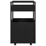 Casa si Gradina - Bucatarie si vesela - Ustensile bucatarie - Cosuri servire - Carucior de bucatarie, stejar negru, 60x45x80 cm lemn prelucrat - Infinity.ro