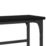 Casa si Gradina - Mobilier - Comode si corpuri - Console - Masa Consola Negru Stejar 75x19,5x75 cm Lemn prelucrat - Infinity.ro
