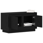 Casa si Gradina - Mobilier - Comode si corpuri - Comode - Dulap TV, stejar negru, 80x35x45 cm, lemn prelucrat - Infinity.ro