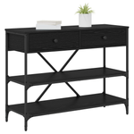 Casa si Gradina - Mobilier - Comode si corpuri - Console - Masa de Consola Stejar Negru 100x34.5x75 cm Lemn de inginerie - Infinity.ro
