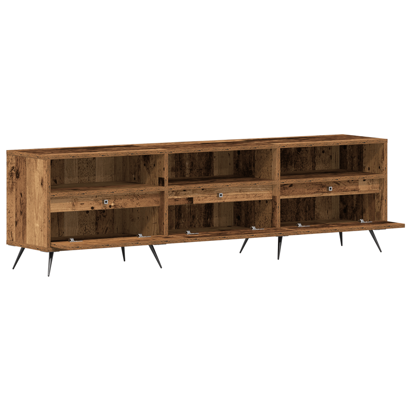 Casa si Gradina - Mobilier - Comode si corpuri - Comode - Dulap TV Lemn Vechi 150x30x44,5 cm Lemn Compozit - Infinity.ro