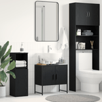 Casa si Gradina - Mobilier - Mobilier baie - Comode baie - Comoda chiuveta de baie, stejar negru 60x33x60 cm lemn prelucrat - Infinity.ro