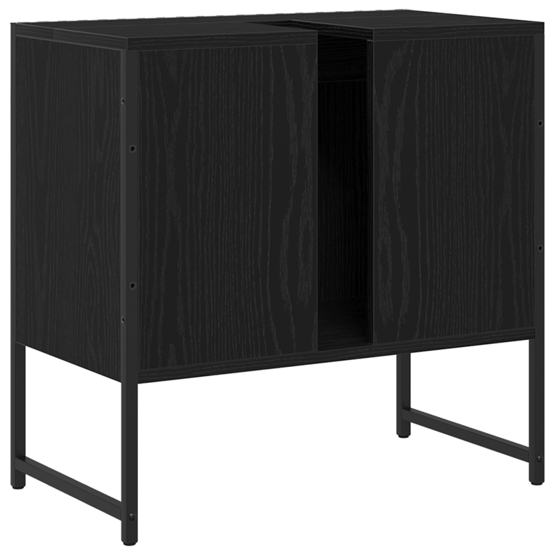 Casa si Gradina - Mobilier - Mobilier baie - Comode baie - Comoda chiuveta de baie, stejar negru 60x33x60 cm lemn prelucrat - Infinity.ro