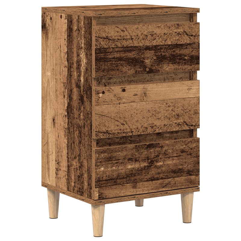 Casa si Gradina - Mobilier - Comode si corpuri - Noptiere - Noptiera, lemn vechi, 40x35x70 cm, lemn prelucrat - Infinity.ro
