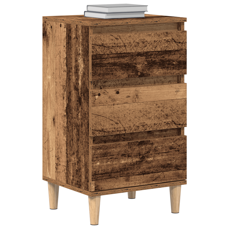 Casa si Gradina - Mobilier - Comode si corpuri - Noptiere - Noptiera, lemn vechi, 40x35x70 cm, lemn prelucrat - Infinity.ro