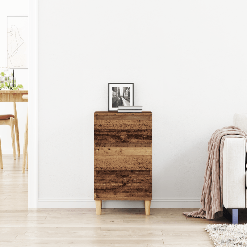 Casa si Gradina - Mobilier - Comode si corpuri - Noptiere - Noptiera, lemn vechi, 40x35x70 cm, lemn prelucrat - Infinity.ro