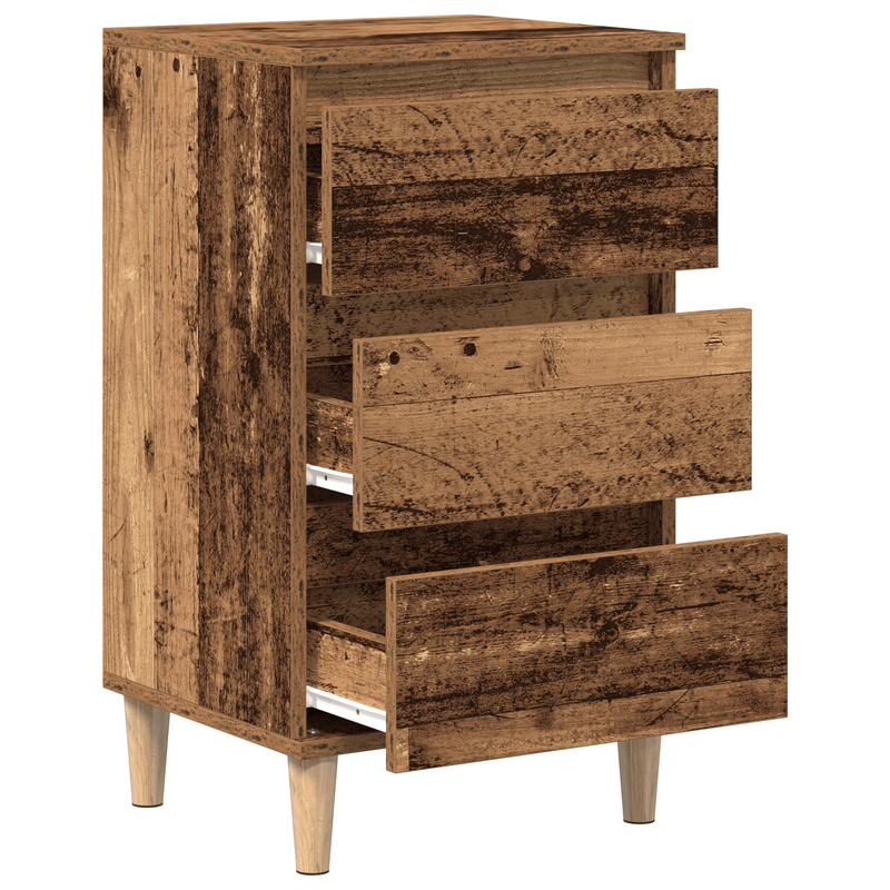 Casa si Gradina - Mobilier - Comode si corpuri - Noptiere - Noptiera, lemn vechi, 40x35x70 cm, lemn prelucrat - Infinity.ro