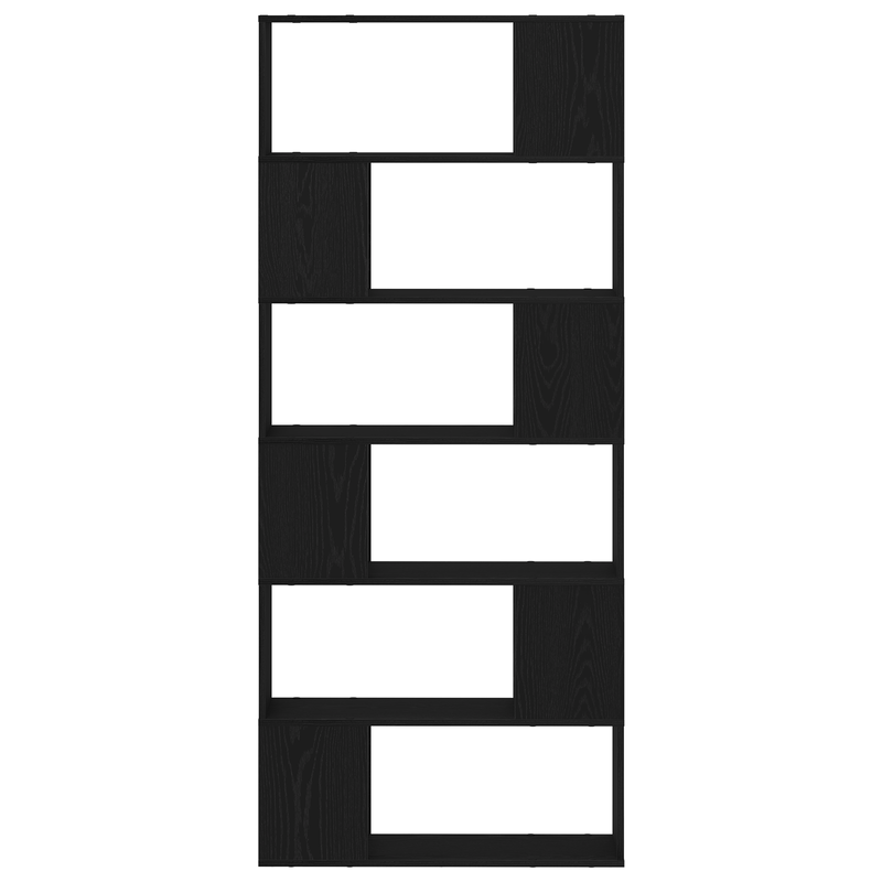 Casa si Gradina - Mobilier - Mese si birouri - Birouri - Biblioteca, stejar negru, 80x24x186 cm, lemn prelucrat - Infinity.ro