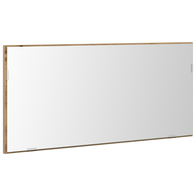 Casa si Gradina - Mobilier - Mobilier baie - Corpuri baie - Dulap de baie cu oglinda si LED, stejar artizanal, 80x37 cm - Infinity.ro