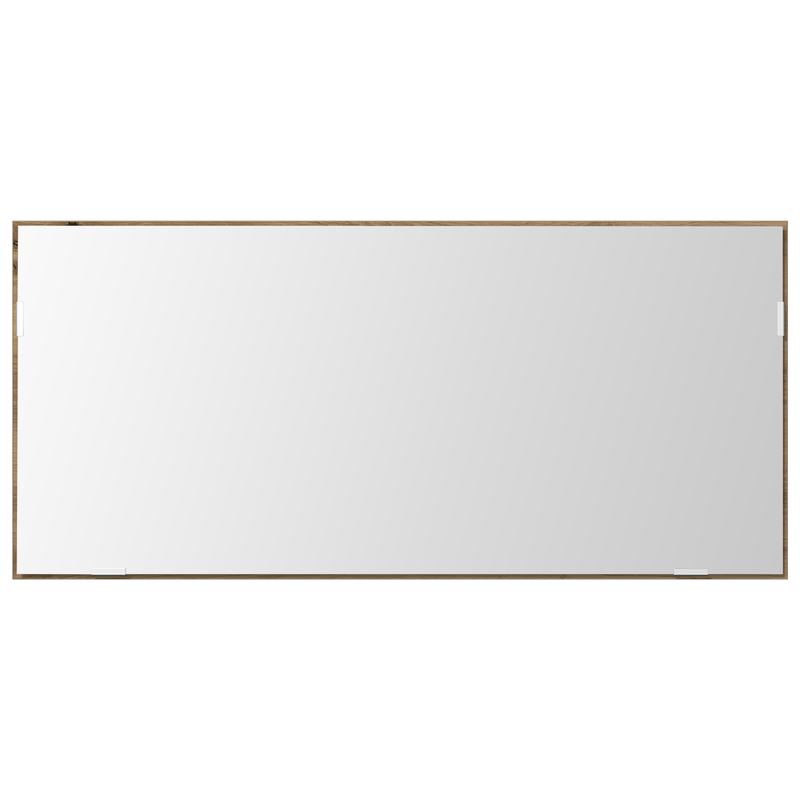 Casa si Gradina - Mobilier - Mobilier baie - Corpuri baie - Dulap de baie cu oglinda si LED, stejar artizanal, 80x37 cm - Infinity.ro