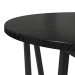 Casa si Gradina - Mobilier - Mese si birouri - Mese living - Set 2 mese laterale, stejar negru, MDF si metal - Infinity.ro
