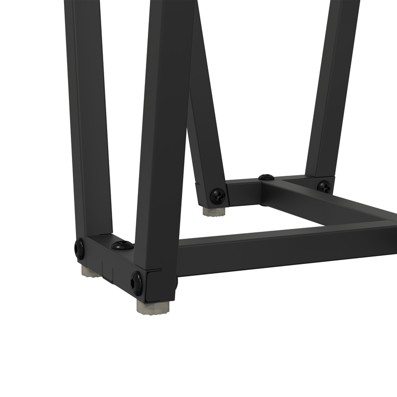 Casa si Gradina - Mobilier - Mese si birouri - Mese living - Set 2 mese laterale, stejar negru, MDF si metal - Infinity.ro