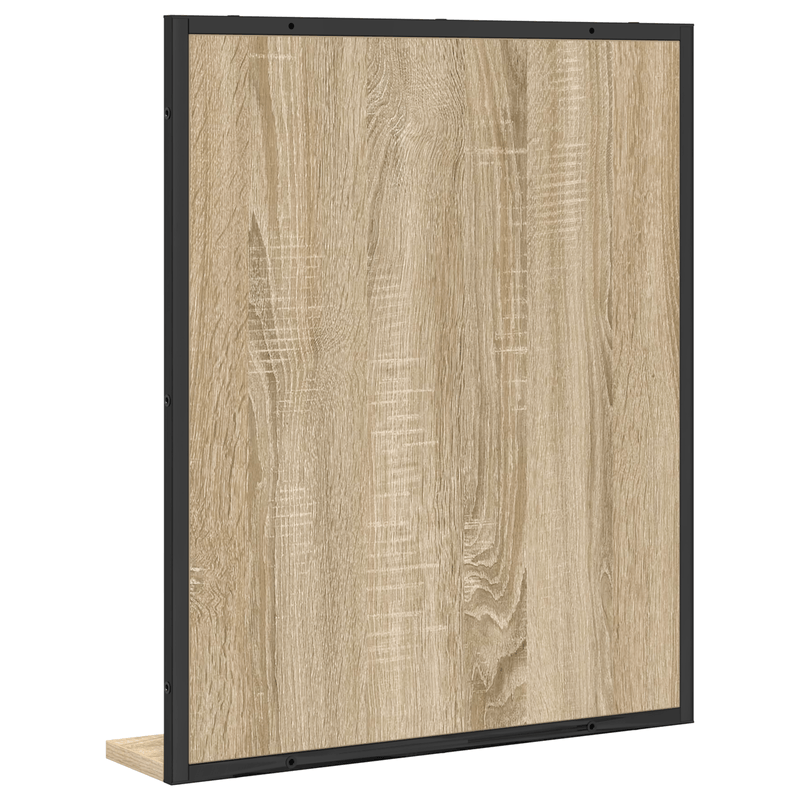 Casa si Gradina - Mobilier - Mobilier baie - Oglinzi baie - Oglinda baie cu raft stejar sonoma 50x12x60 cm lemn prelucrat - Infinity.ro