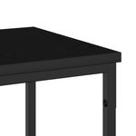 Casa si Gradina - Mobilier - Comode si corpuri - Console - Masa consola, stejar negru, 200x30x75 cm, lemn prelucrat & otel - Infinity.ro