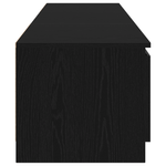 Casa si Gradina - Mobilier - Comode si corpuri - Comode - Dulap TV cu lumini LED Stejar Negru 140x40x35,5 cm Lemn - Infinity.ro