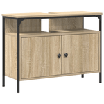 Casa si Gradina - Mobilier - Mobilier baie - Comode baie - Comoda chiuveta de baie stejar sonoma 80x30x60 cm lemn prelucrat - Infinity.ro