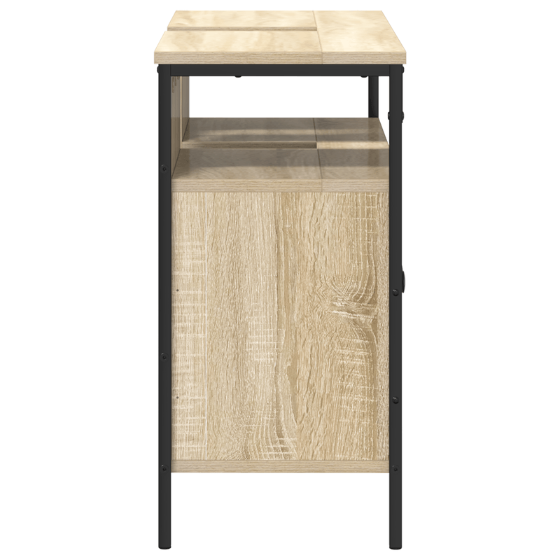 Casa si Gradina - Mobilier - Mobilier baie - Comode baie - Comoda chiuveta de baie stejar sonoma 80x30x60 cm lemn prelucrat - Infinity.ro