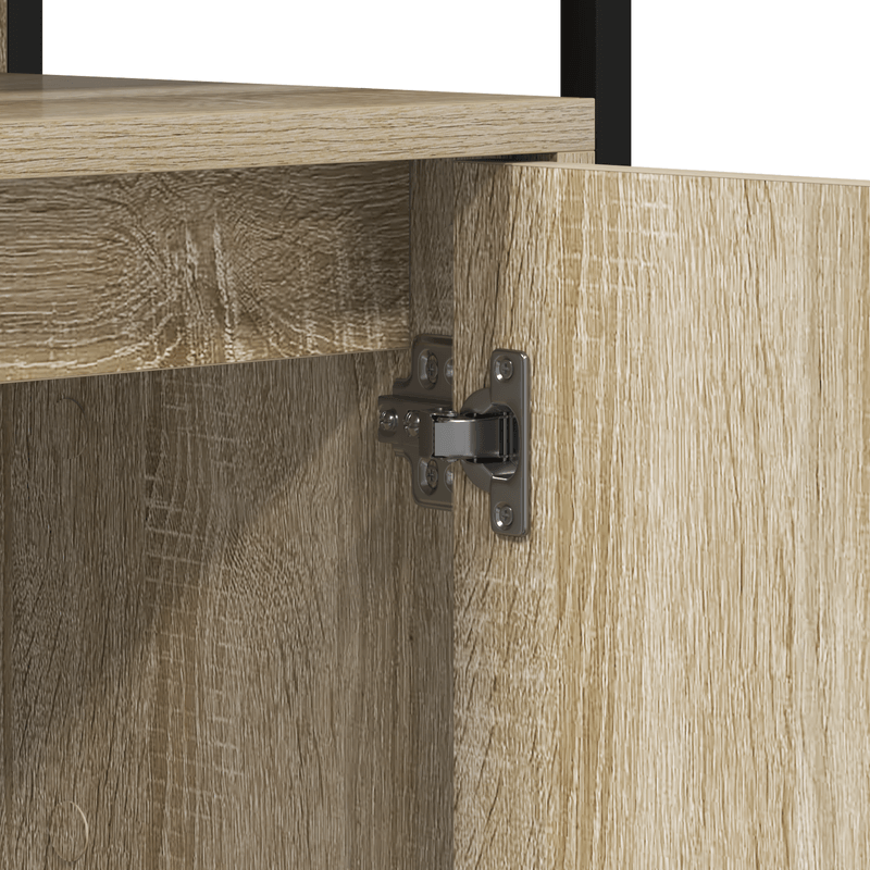 Casa si Gradina - Mobilier - Mobilier baie - Comode baie - Comoda chiuveta de baie stejar sonoma 80x30x60 cm lemn prelucrat - Infinity.ro