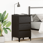 Casa si Gradina - Mobilier - Comode si corpuri - Noptiere - Noptiera, stejar negru, 40x35x70 cm, lemn prelucrat - Infinity.ro