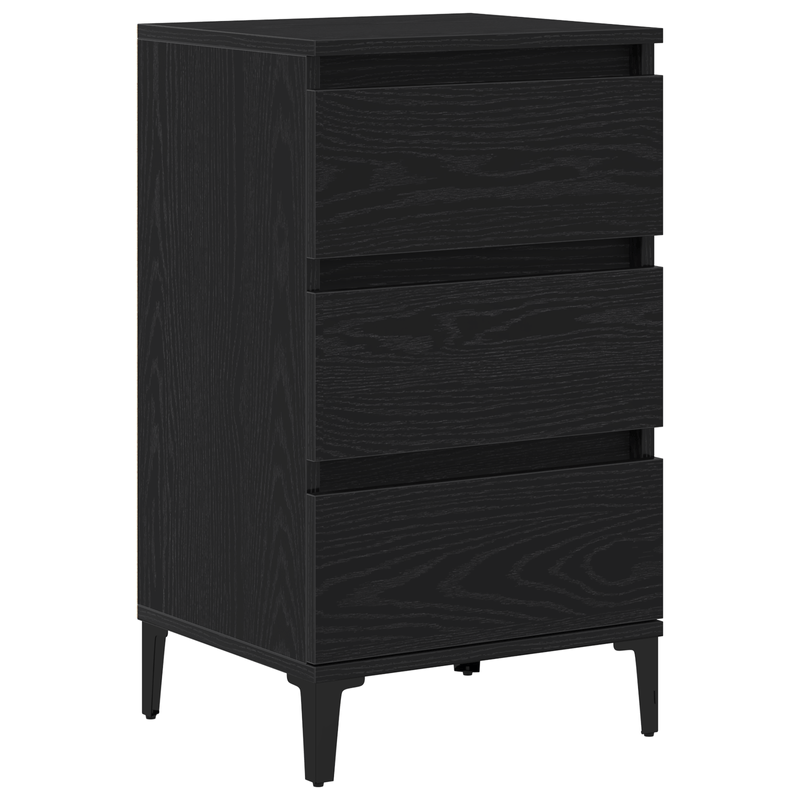 Casa si Gradina - Mobilier - Comode si corpuri - Noptiere - Noptiera, stejar negru, 40x35x70 cm, lemn prelucrat - Infinity.ro
