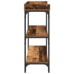 Casa si Gradina - Mobilier - Comode si corpuri - Console - Masa consola, lemn vechi, 100x30x80 cm, lemn prelucrat si otel - Infinity.ro