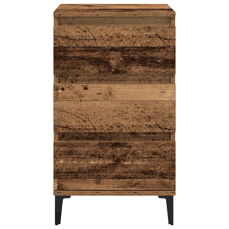 Casa si Gradina - Mobilier - Comode si corpuri - Noptiere - Noptiera, lemn vechi, 40x35x70 cm, lemn prelucrat - Infinity.ro