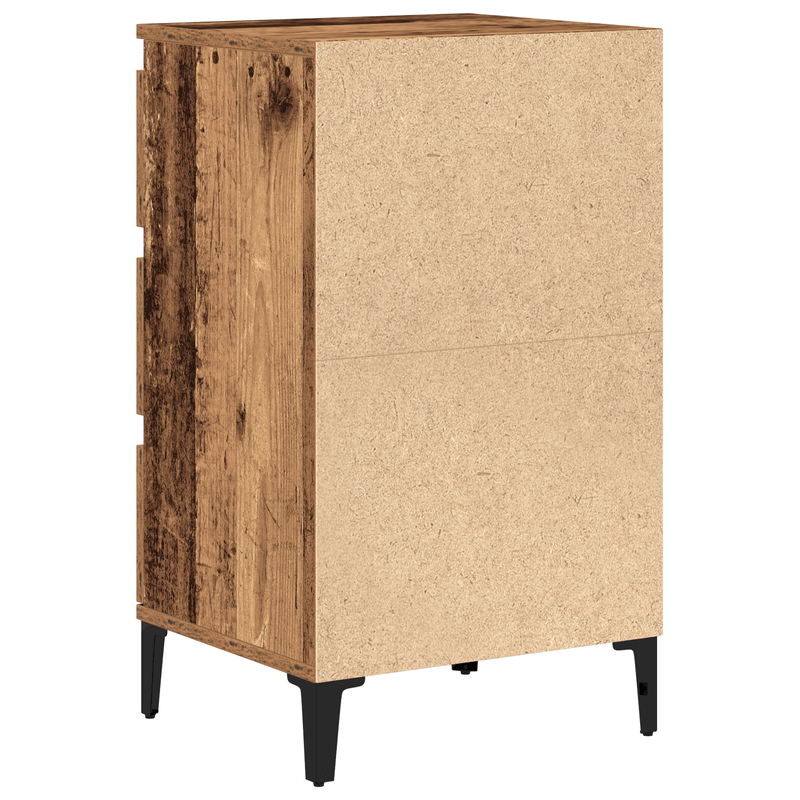 Casa si Gradina - Mobilier - Comode si corpuri - Noptiere - Noptiera, lemn vechi, 40x35x70 cm, lemn prelucrat - Infinity.ro