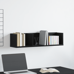 Casa si Gradina - Mobilier - Biblioteci si rafturi - Rafturi - Raft pentru CD-uri , Stejar Negru, 75x18x18 cm, Lemn prelucrat - Infinity.ro