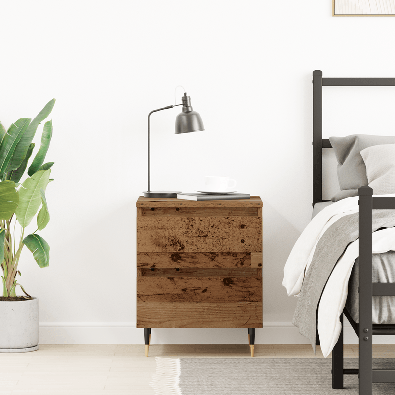 Casa si Gradina - Mobilier - Comode si corpuri - Noptiere - Noptiera, lemn vechi, 40x35x50 cm, lemn prelucrat - Infinity.ro