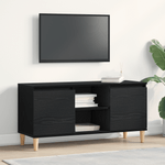 Casa si Gradina - Mobilier - Comode si corpuri - Comode - Dulap TV cu picioare din lemn, stejar negru, 102x35x50 cm - Infinity.ro