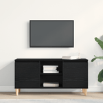 Casa si Gradina - Mobilier - Comode si corpuri - Comode - Dulap TV cu picioare din lemn, stejar negru, 102x35x50 cm - Infinity.ro