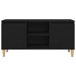 Casa si Gradina - Mobilier - Comode si corpuri - Comode - Dulap TV cu picioare din lemn, stejar negru, 102x35x50 cm - Infinity.ro