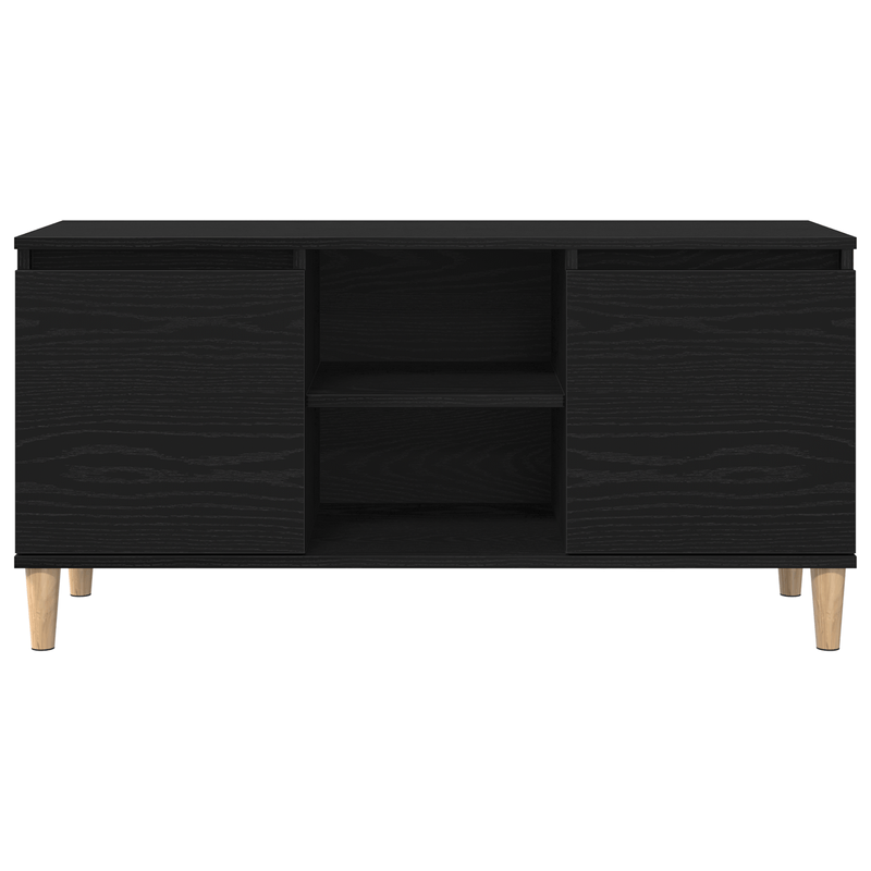 Casa si Gradina - Mobilier - Comode si corpuri - Comode - Dulap TV cu picioare din lemn, stejar negru, 102x35x50 cm - Infinity.ro