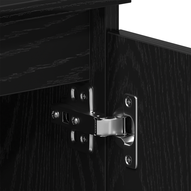 Casa si Gradina - Mobilier - Comode si corpuri - Comode - Dulap TV cu picioare din lemn, stejar negru, 102x35x50 cm - Infinity.ro