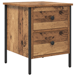 Casa si Gradina - Mobilier - Comode si corpuri - Noptiere - Cabinet de Noptiera Lemn Vechi 40x42x50 cm Lemn Stratificat - Infinity.ro