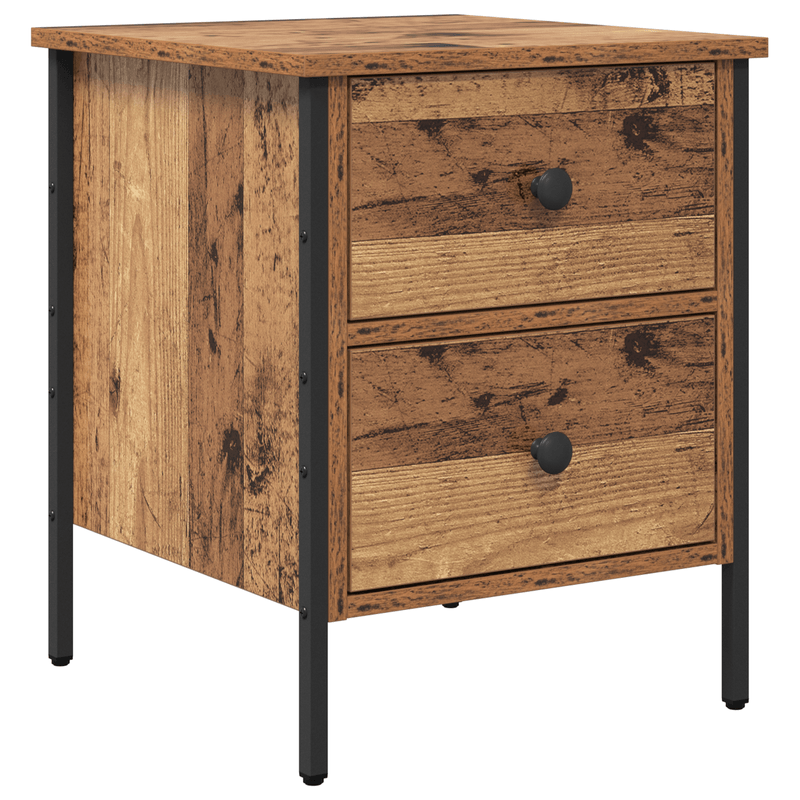 Casa si Gradina - Mobilier - Comode si corpuri - Noptiere - Cabinet de Noptiera Lemn Vechi 40x42x50 cm Lemn Stratificat - Infinity.ro