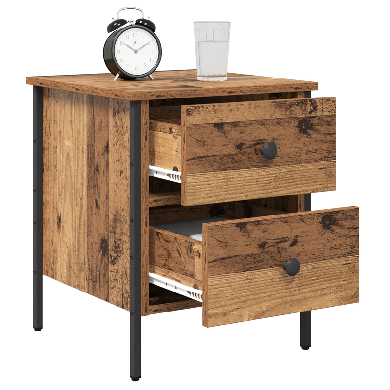 Casa si Gradina - Mobilier - Comode si corpuri - Noptiere - Cabinet de Noptiera Lemn Vechi 40x42x50 cm Lemn Stratificat - Infinity.ro
