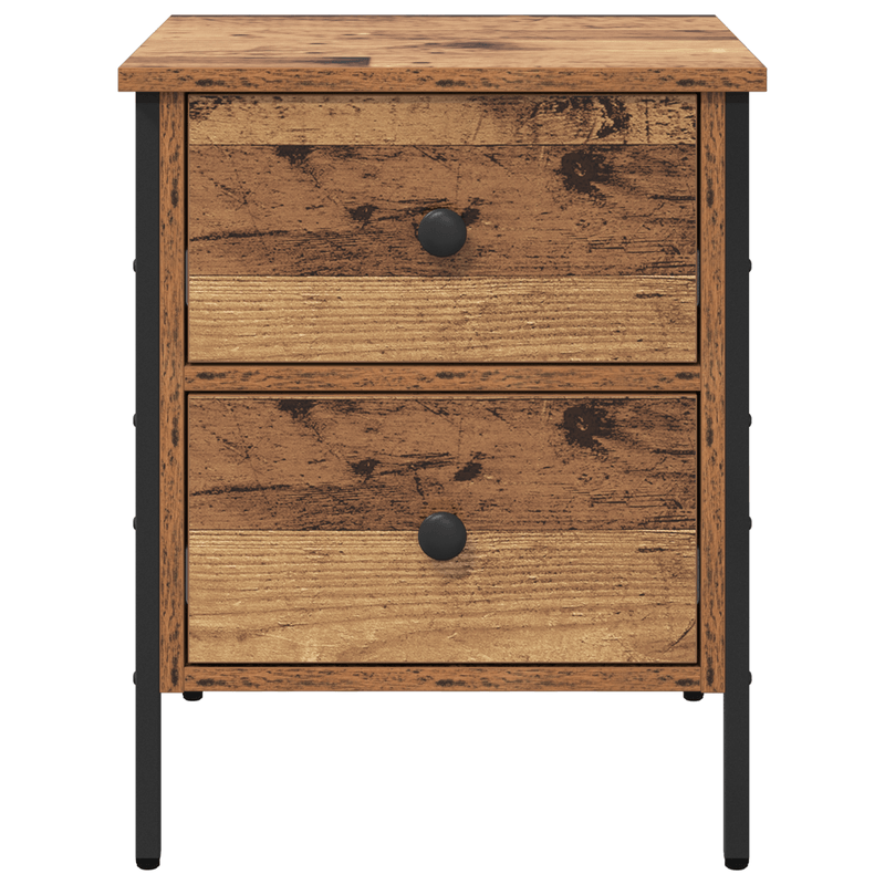 Casa si Gradina - Mobilier - Comode si corpuri - Noptiere - Cabinet de Noptiera Lemn Vechi 40x42x50 cm Lemn Stratificat - Infinity.ro