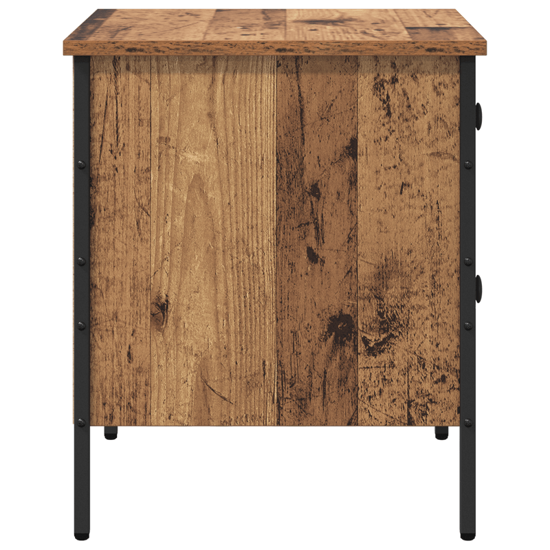 Casa si Gradina - Mobilier - Comode si corpuri - Noptiere - Cabinet de Noptiera Lemn Vechi 40x42x50 cm Lemn Stratificat - Infinity.ro