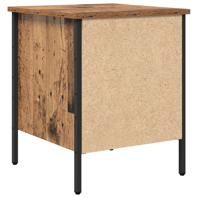 Casa si Gradina - Mobilier - Comode si corpuri - Noptiere - Cabinet de Noptiera Lemn Vechi 40x42x50 cm Lemn Stratificat - Infinity.ro