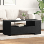 Casa si Gradina - Mobilier - Mese si birouri - Masute de cafea - Masa de cafea din stejar negru  102x55x43.5 cm fabricata din lemn stratificat - Infinity.ro