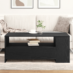 Casa si Gradina - Mobilier - Mese si birouri - Masute de cafea - Masa de cafea din stejar negru  102x55x43.5 cm fabricata din lemn stratificat - Infinity.ro